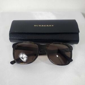 Burberry Sunglasses with Box and Pamphlet Brown